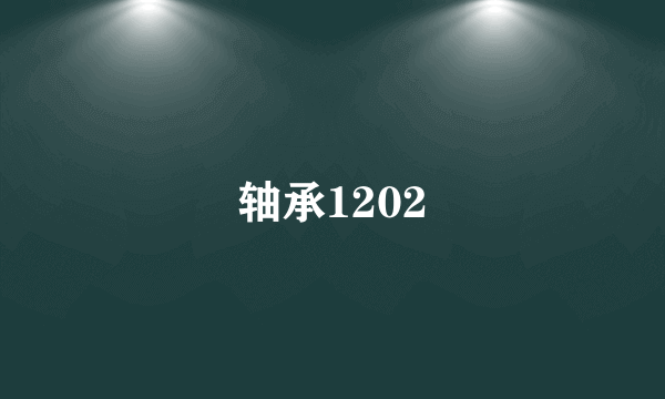 轴承1202