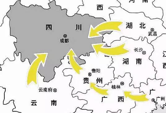 湖广填四川(清朝的一次大规模的移民)