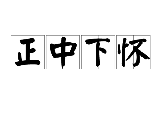 正中下怀