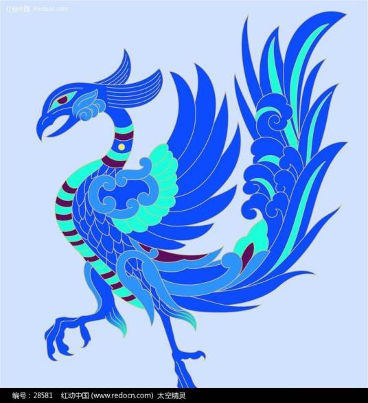 青鸾（传说中的神鸟）