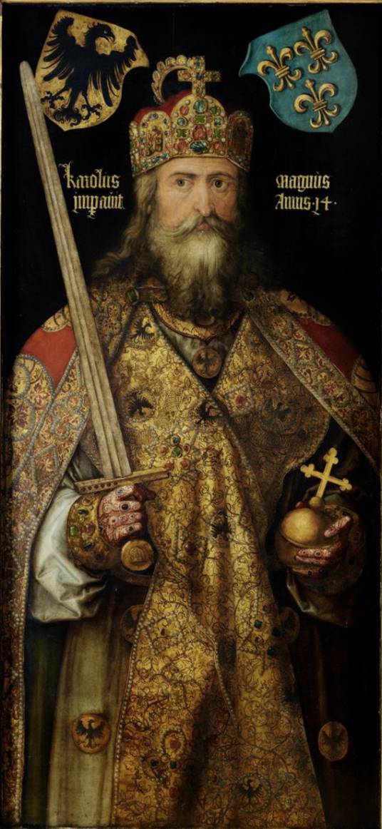 查理大帝（法兰克加洛林王朝国王，查理曼帝国建立者）