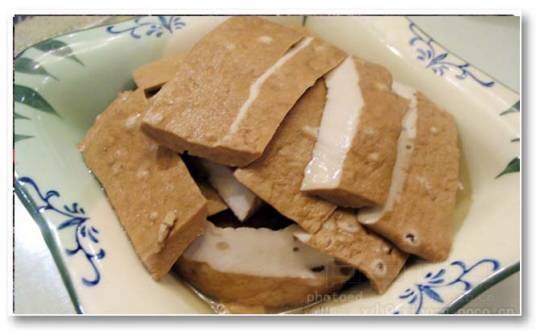 豆腐干(豆腐的再加工制品)