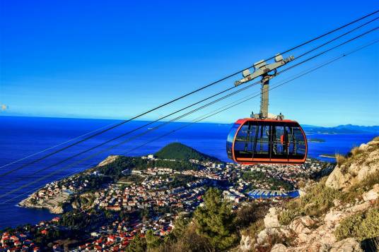 缆车（一种高空缆绳附加的运输工具）