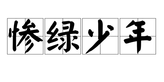 惨绿少年（汉语成语）
