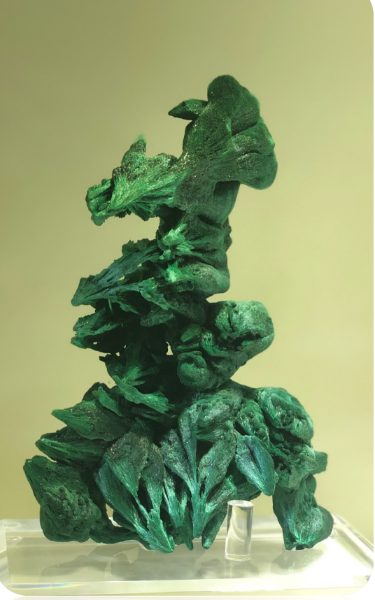 孔雀石（碳酸盐矿物）