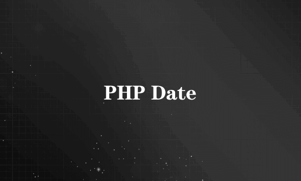 PHP Date