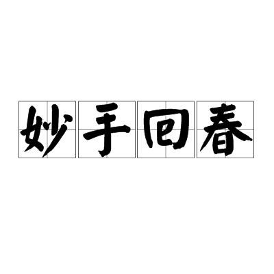妙手回春（出自《官场现形记》的汉语成语）