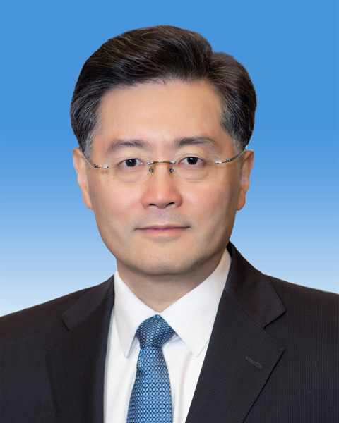 秦刚（原中共二十届中央委员，外交部原部长）