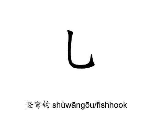 竖弯钩（汉字笔画之一）