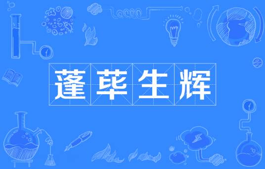 蓬荜生辉