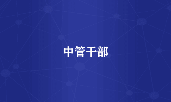 中管干部