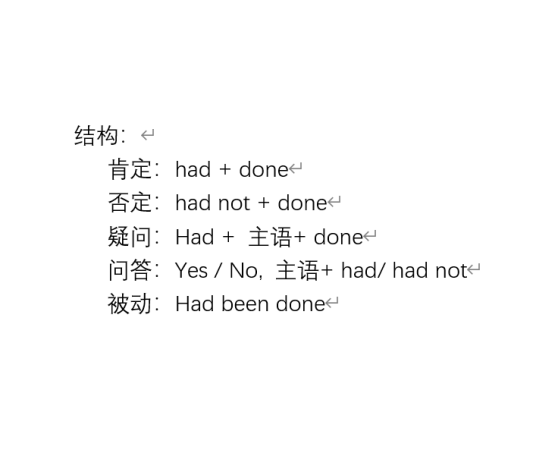 过去完成时（英语时态）