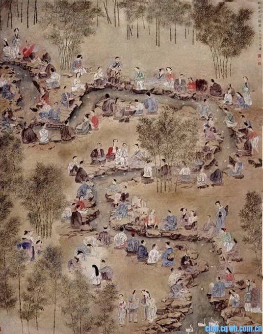 曲水流觞（中国古代民间的传统习俗）