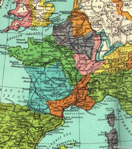 高卢（古代西欧地区名，现在法国、比利时等地）