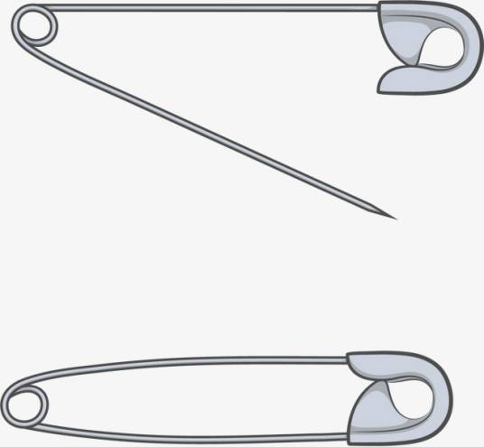 别针（固定纸片的回形针）