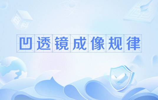 凹透镜成像规律