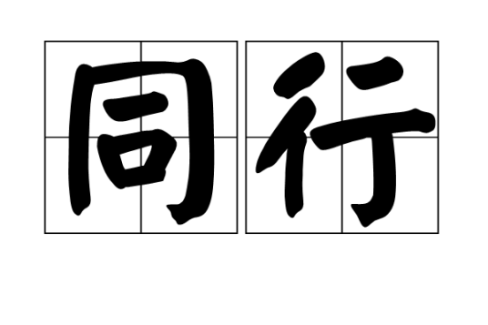 同行（汉语词语）