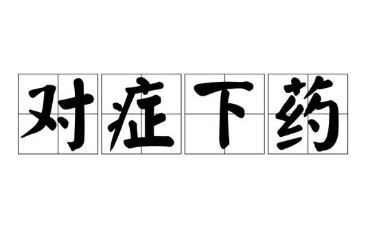 对症下药（汉语成语）