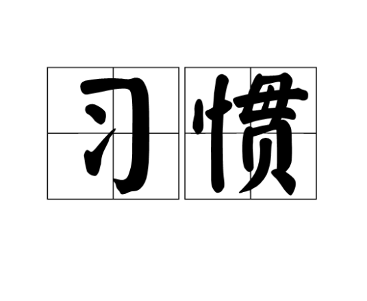 习惯（汉语词语）