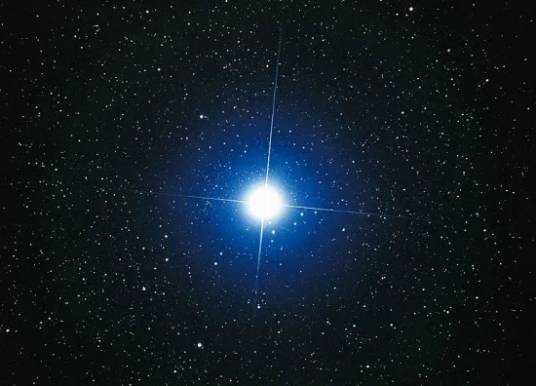 天狼星（夜空中最亮的恒星）