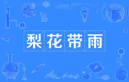 梨花带雨（成语）