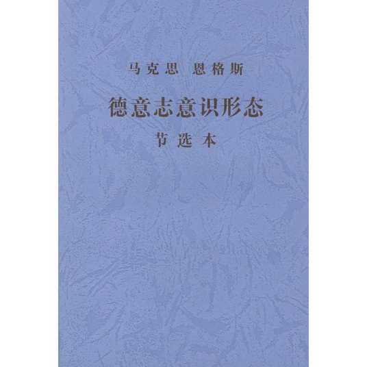 德意志意识形态（马克思和恩格斯在1845年合著的书籍）
