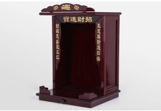神龛（放置神仙的塑像或祖宗灵牌的小阁）