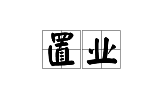 置业（房地产术语）