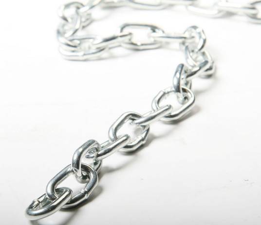 链条（金属的链环或环形物）