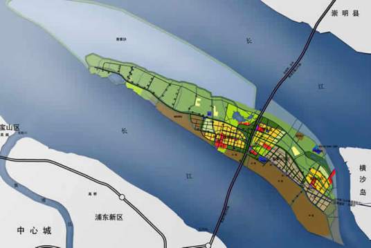 长兴岛（上海市崇明区长江江心岛屿）