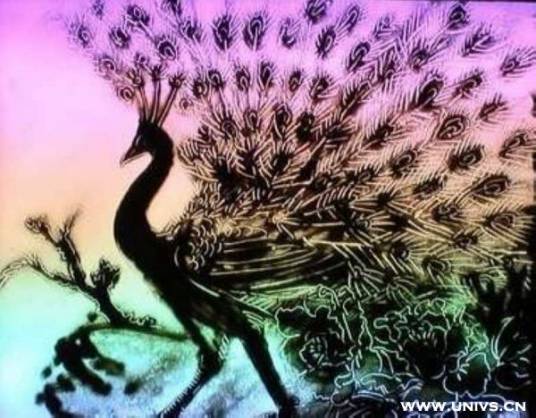 沙画(一种用沙子作画的艺术形式)