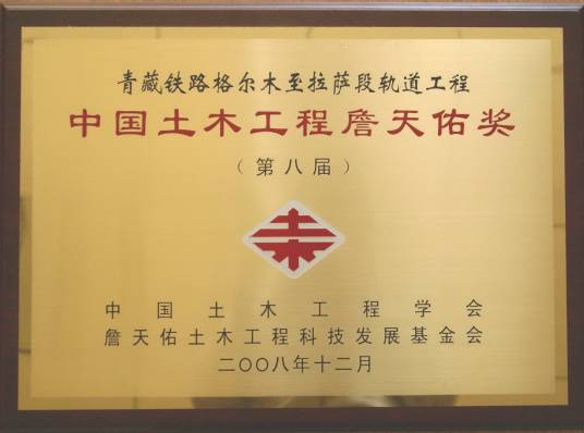 中国土木工程詹天佑奖