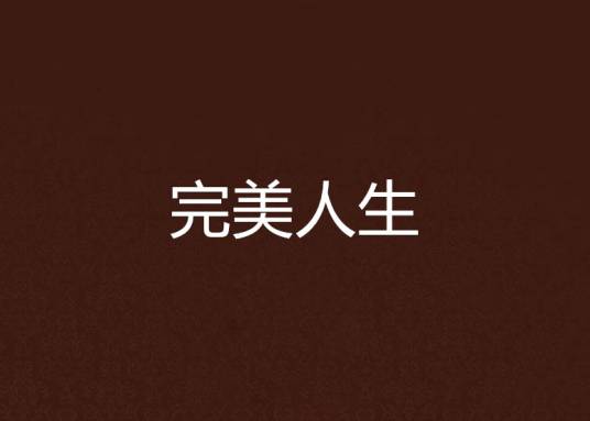 完美人生（刀一耕创作的都市生活类网络小说）