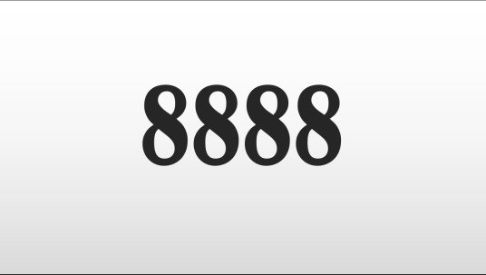 8888（自然数）
