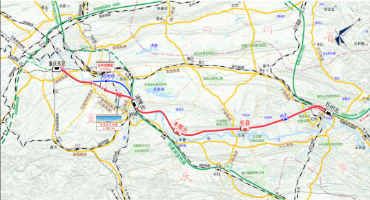 渝万高速铁路（中国重庆南岸至万州高速铁路）