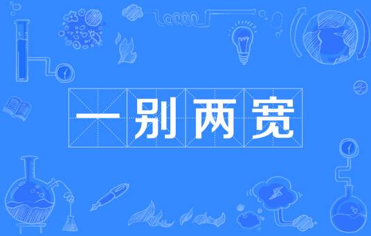 一别两宽（短语）