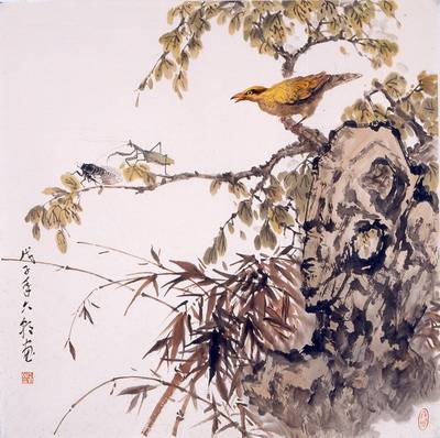 螳螂捕蝉,黄雀在后