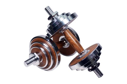 哑铃(增强肌肉力量训练的简单器材)