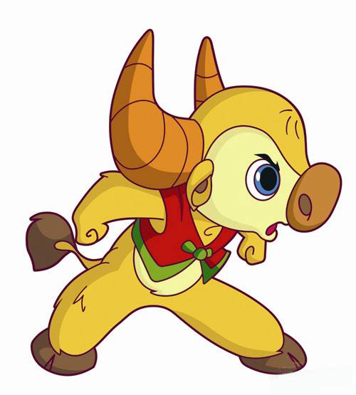 大角牛（国产动画《小牛向前冲》中的主人公）