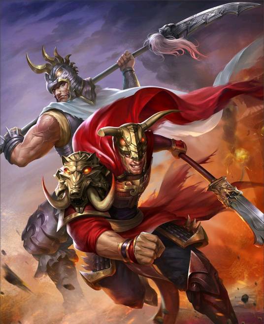 颜良文丑（桌游《三国杀》中的武将牌）