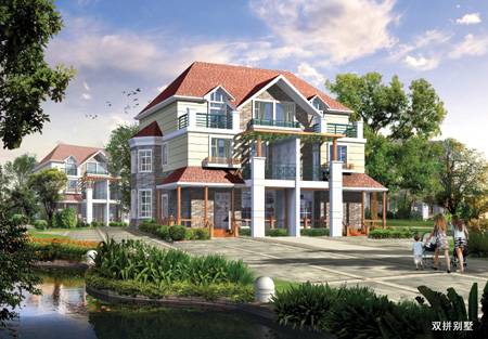 双拼别墅