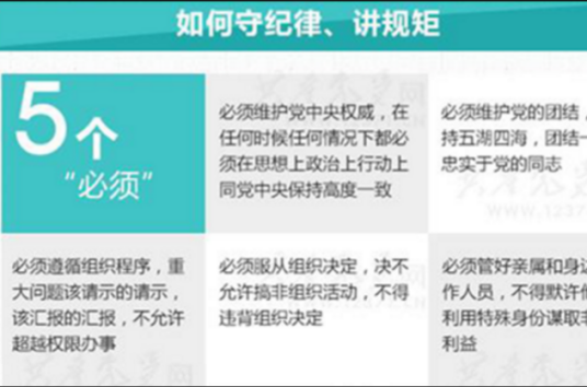 五个必须