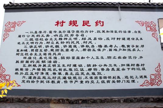 村规民约
