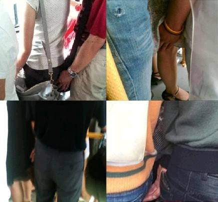 咸猪手（粤港俗语）