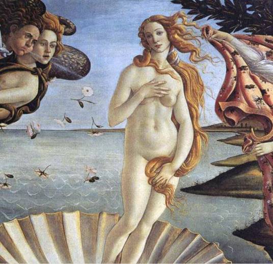 维纳斯的诞生(意大利波提切利创作的画布蛋彩画)