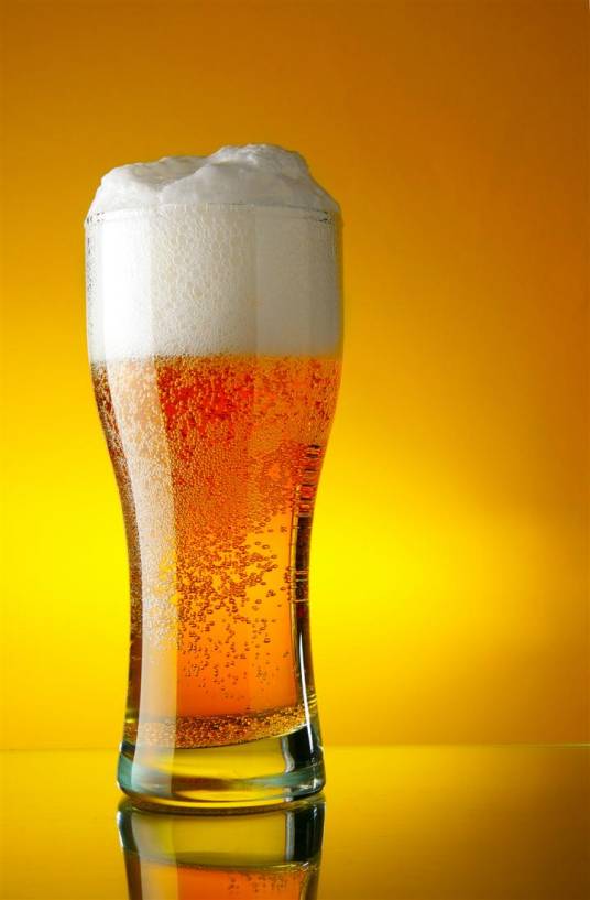 啤酒（以麦芽、水为主要原料酿制的发酵酒）