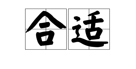 合适（汉语词语）