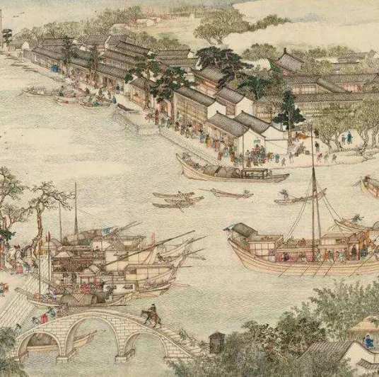 姑苏繁华图（清代徐扬画作）