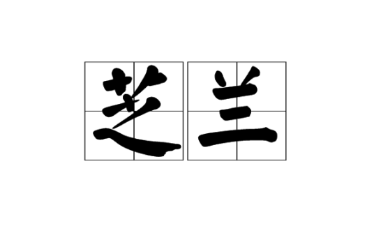 芝兰（汉语词义）