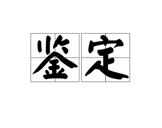 鉴定（汉语词语）